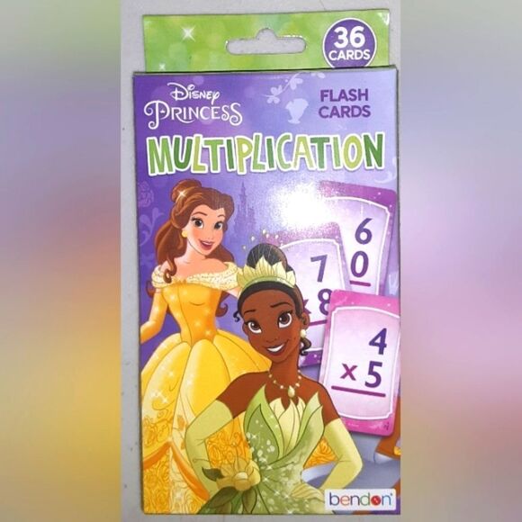 New Disney Princess Multiplication Flashcards - Picture 1 of 1